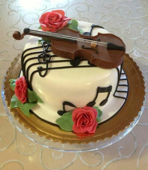 μεγάλη-τούρτα-γάμος-γενέθλια-μουσική-τριαντάφυλλα-κόκκινο