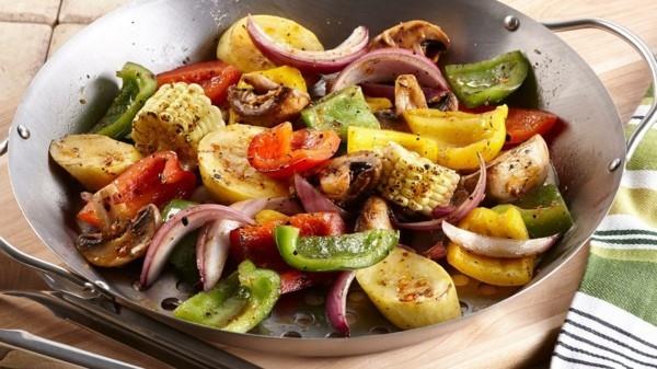 υπέροχα λαχανικά στη σχάρα υγιεινά τρόφιμα