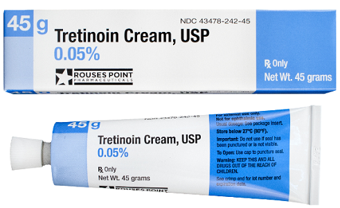 antibiotikai nuo spuogų Tretinoinas