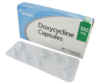 antibiotikas nuo spuogų doksiciklinas