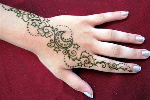 Apyrankės Mehndi dizainas
