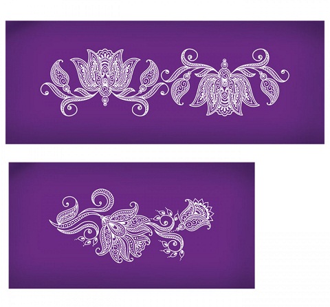 Silahlar için Mehndi Stencils Tasarımı