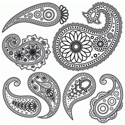 Mehndi Stencil bırakır