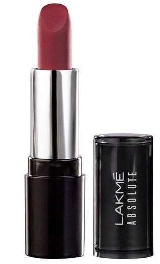 Lakme Absolute Matte Revolution lūpų spalva riešutų šokolade