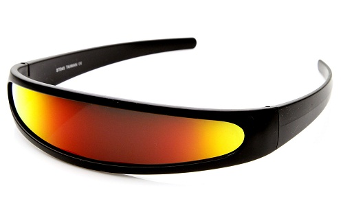 „Disco Retro Futuristic Wraparound“ akiniai nuo saulės