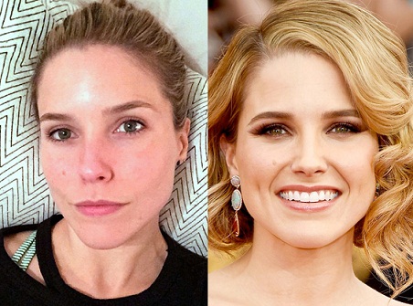 Sophia Bush be makiažo 6