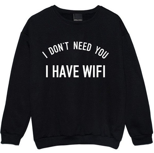 Komik grafikli unisexKış sweatshirt