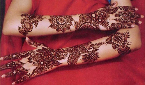 Vestuvių bengalų Mehndi dizainas