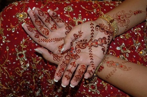 Basit Bengalce Mehndi Tasarımı