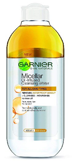 „Garnier Skin Naturals“ micelinis aliejus užpiltas valomasis vanduo