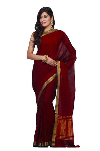 Mangalagiri pamuklu sarees Sade Jane