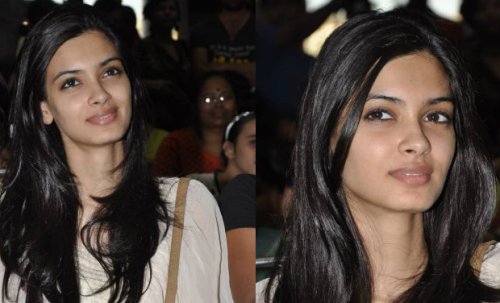 Diana Penty be makiažo 1