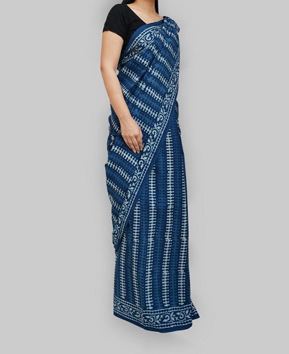 „Indigo Cotton Saree“ dizainas