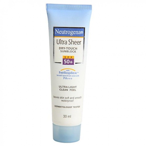 „Neutrogena Ultra Sheer Dry-touch Sunblock SPF 50+“