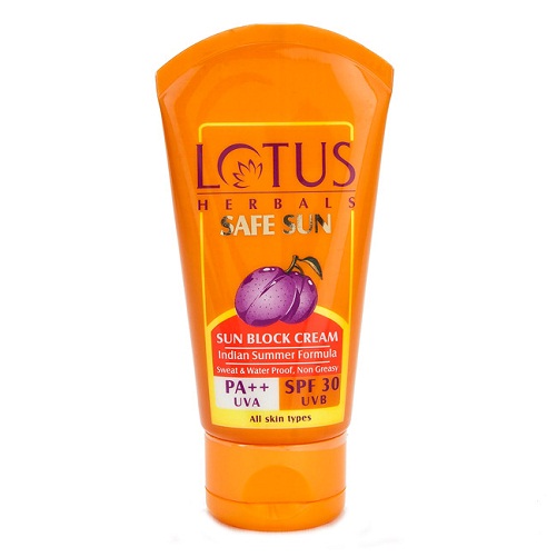 „Lotus Herbals“ saugus kremas nuo saulės SPF 30