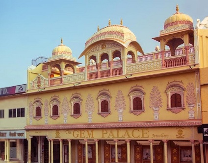 Jaipur'daki Gem Palace Butiği