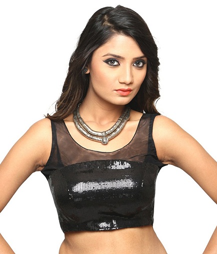 Net sarees için tasarımcı bluzlar6