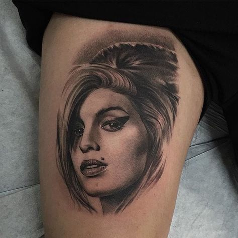 Amy Winehouse tatuiruočių dizainas 7
