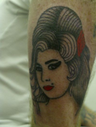 Amy Winehouse tatuiruočių dizainas 2