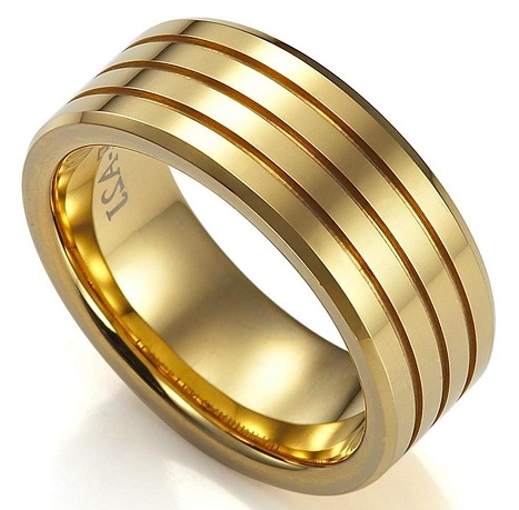 Auksiniai vestuviniai žiedai vyrams