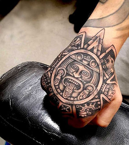 Geriausi actekų tatuiruočių dizainai 2