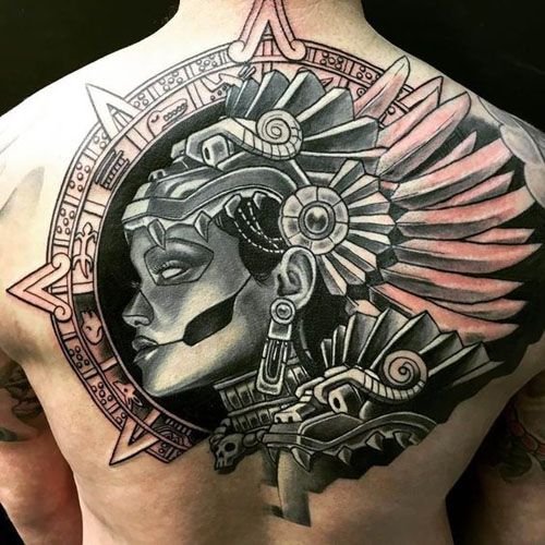 Geriausi actekų tatuiruočių dizainai 5