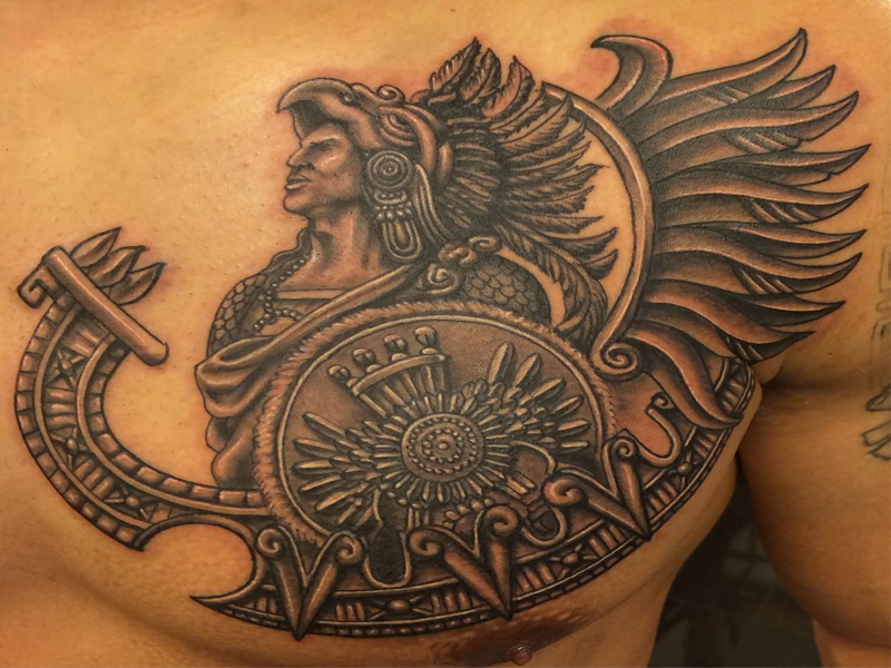 Geriausi actekų tatuiruočių dizainai su reikšmėmis