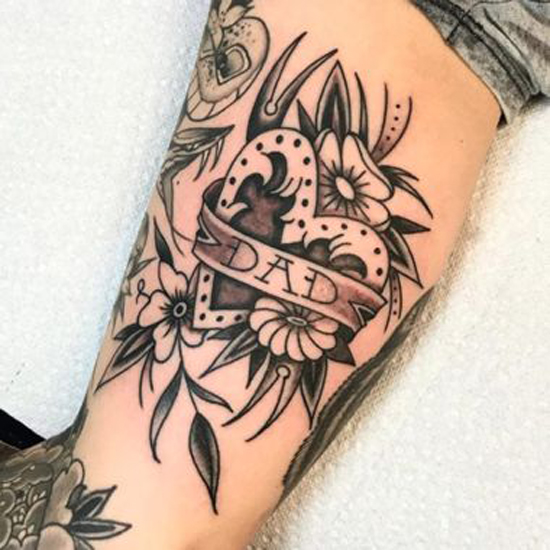 Tėčio tatuiruočių dizainas vyrams ir moterims 10