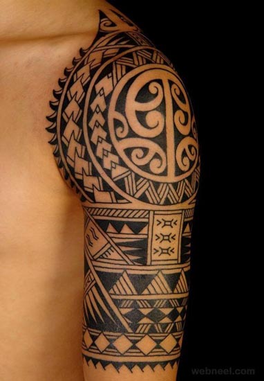 Pašėlusios genties rankų tatuiruotės 1