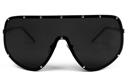„Shield Shaded“ negabaritiniai akiniai nuo saulės vyrams