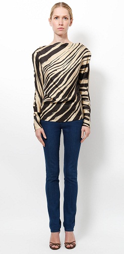 „Zebra Print Top“