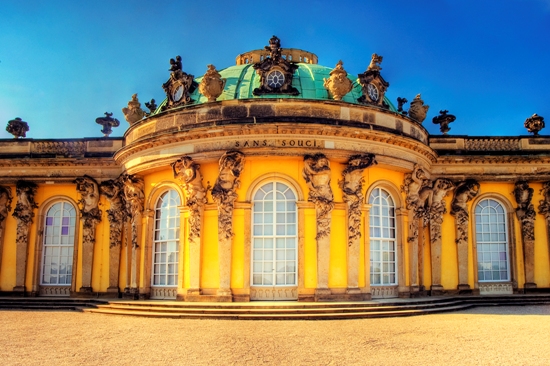 Sanssouci Sarayı Almanya'nın en iyi turistik yerleri