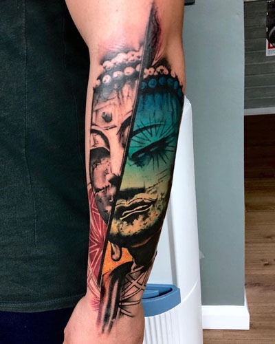 Abstraktūs tatuiruočių modeliai vyrams ir moterims 3