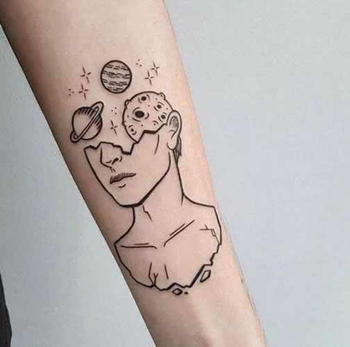 Abstraktūs tatuiruočių modeliai vyrams ir moterims 7