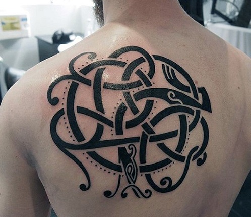 abstrakčios meno tatuiruotės