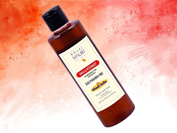 „Khadi Herbal Amla“ ir rozmarino šampūnas