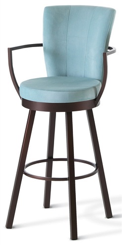 Pasukamos baro kėdės mėlynos spalvos