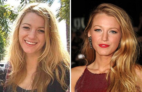 Blake Lively be makiažo 7