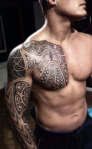 Enatos Polinezijos tatuiruotė