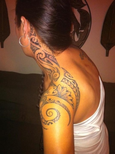 Polinezijos tatuiruočių dizainas