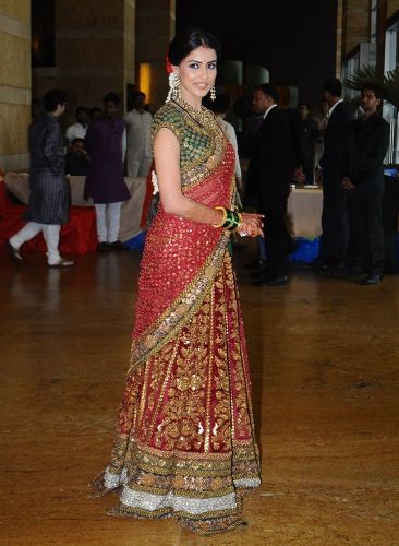 Sabyasachi Pietų Indijos stiliaus vestuvės Saree 3