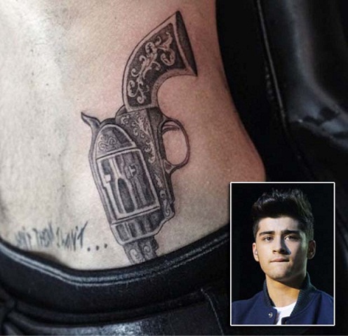 Drąsūs Zayn tatuiruočių dizainai