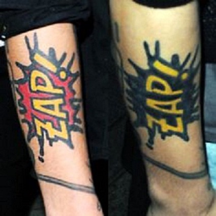 Puikus Zayn tatuiruotės dizainas
