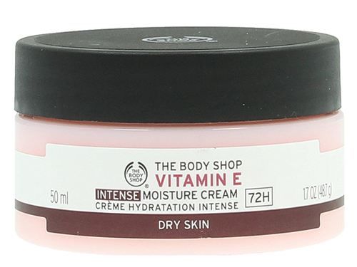 „The Body Shop“ intensyvaus drėkinimo kremas su vitaminu E