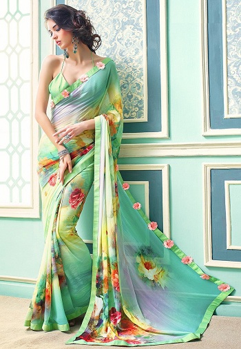 Hafif Georgette Saree