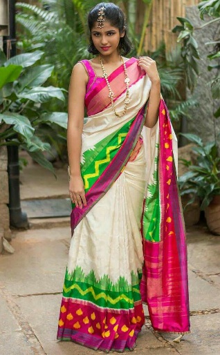 Sunkus atspausdintas Kota Saree