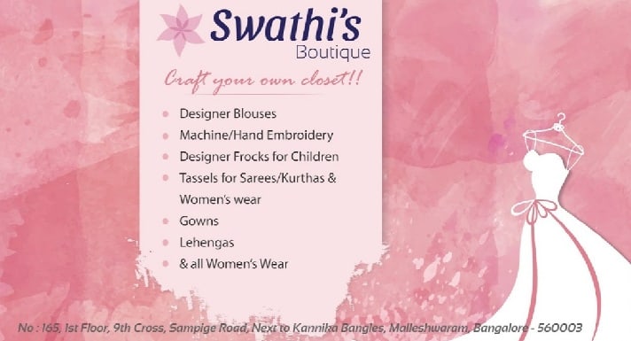 „Swathi Boutique Bangalore“