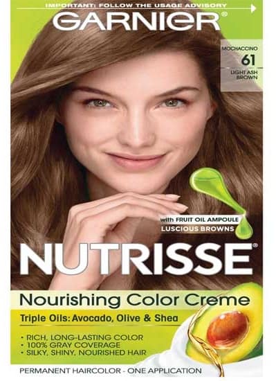 Garnier Nutrisse Saç Rengi Açık Kül Kahverengi