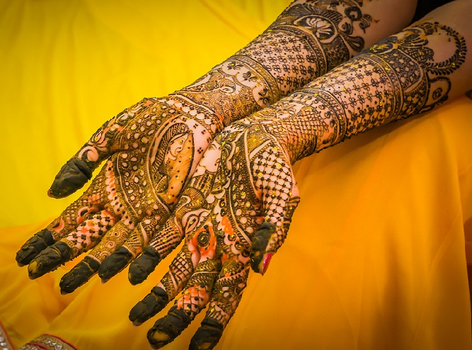 Mehndi dizainas visoms rankoms