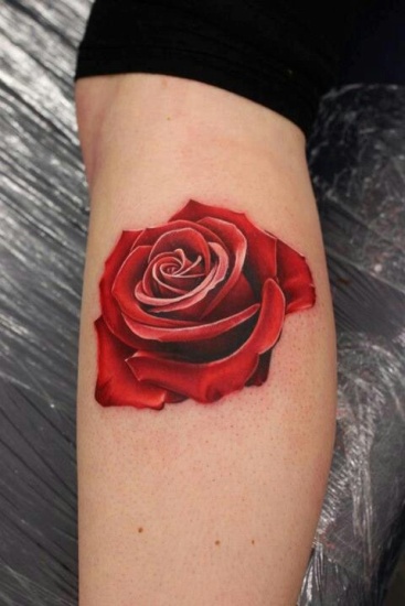 Rožių tatuiruotės dizainas 14